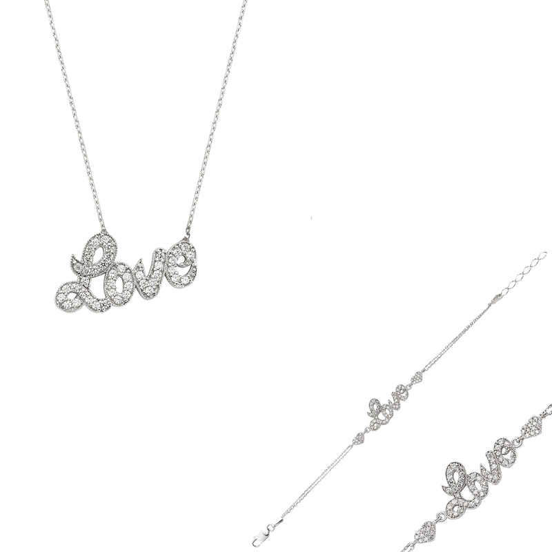 Gümüş Love Set — Nes Altın