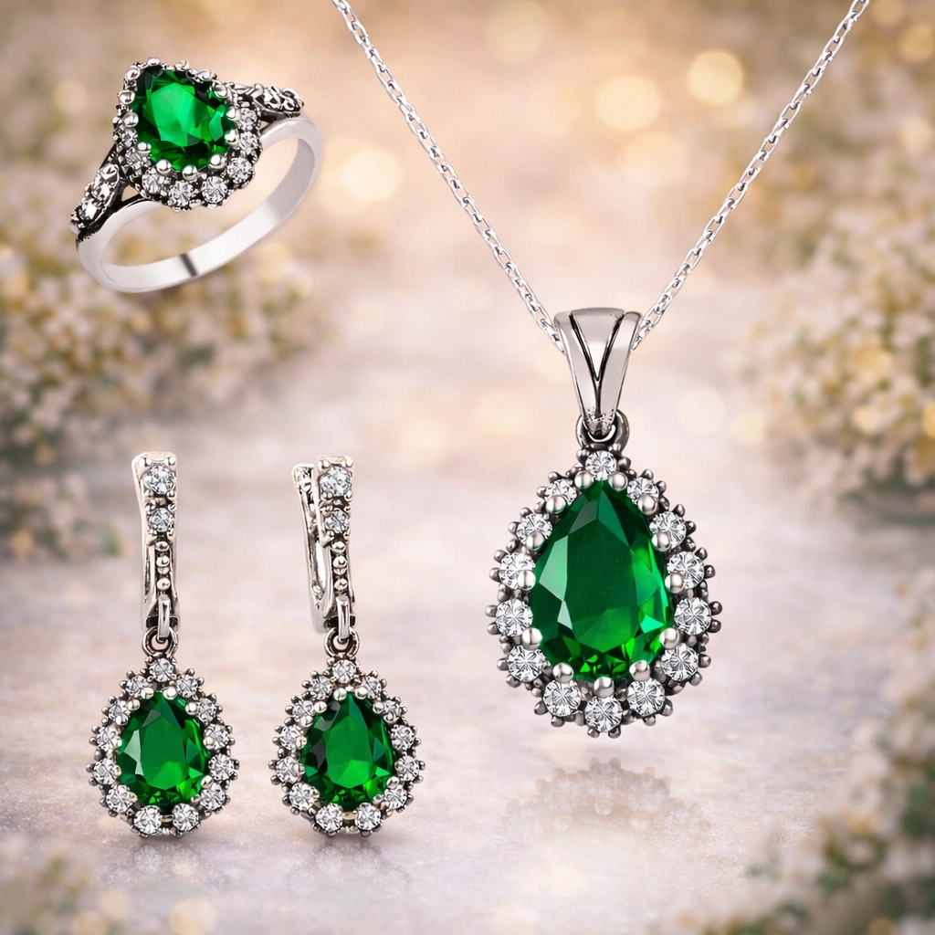 Gümüş Hürrem Sultan Bayan Set — Nes Altın — görsel 2