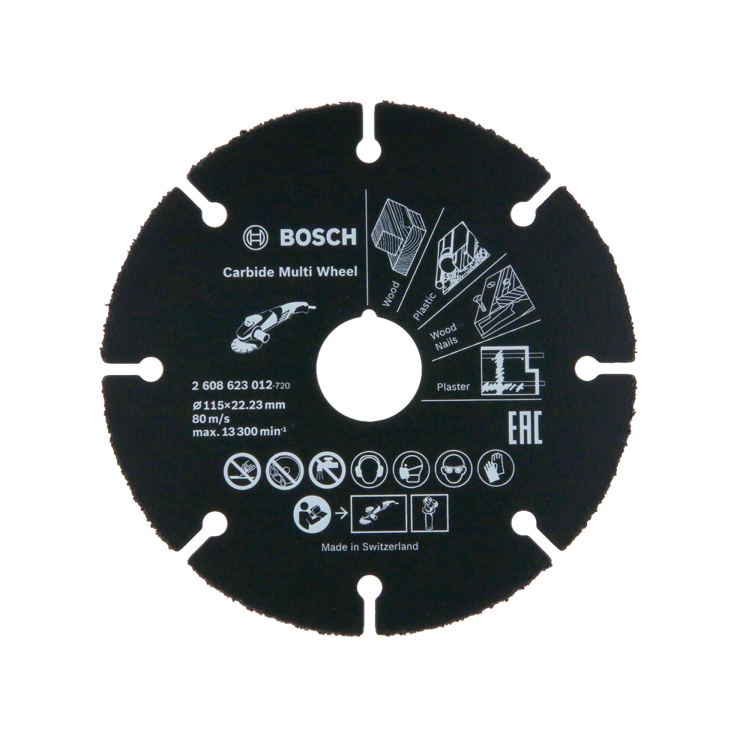 Bosch - Carbide Multi Wheel 125 mm (Çok Amaçlı Kesici)