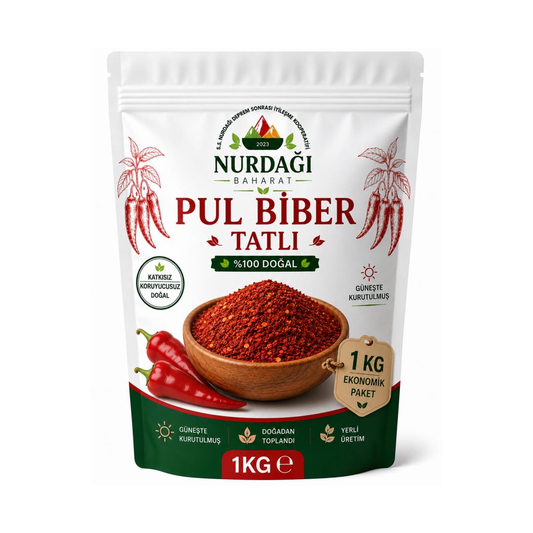 Pul Biber Tatlı 1Kg