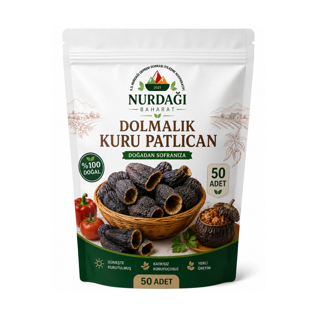 Dolmalık Kuru Patlıcan 50 Adet