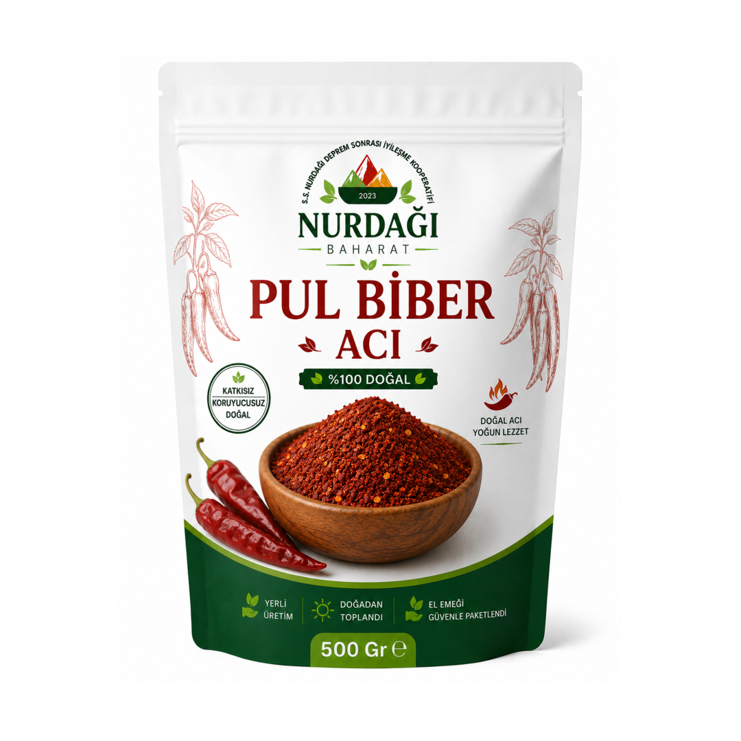 Pul Biber Acı 500Gr