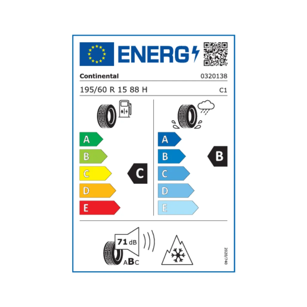 Continental AllSeasonContact 2 195/60R15 88H 4 Mevsim Lastik (2025 Üretimi) DOT:26/25