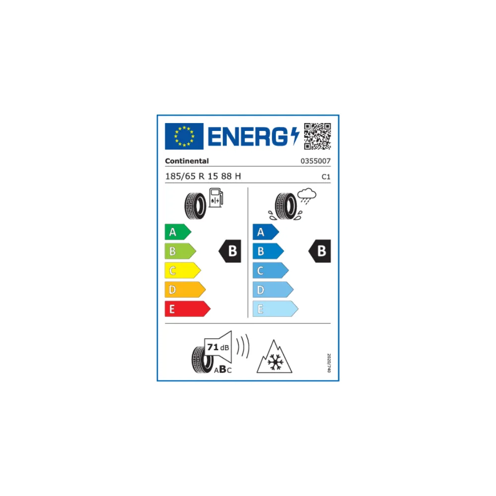 Continental 185/65R15 88H AllSeasonContact 2  4 Mevsim Lastik DOT 24/25 1856515 18565R15