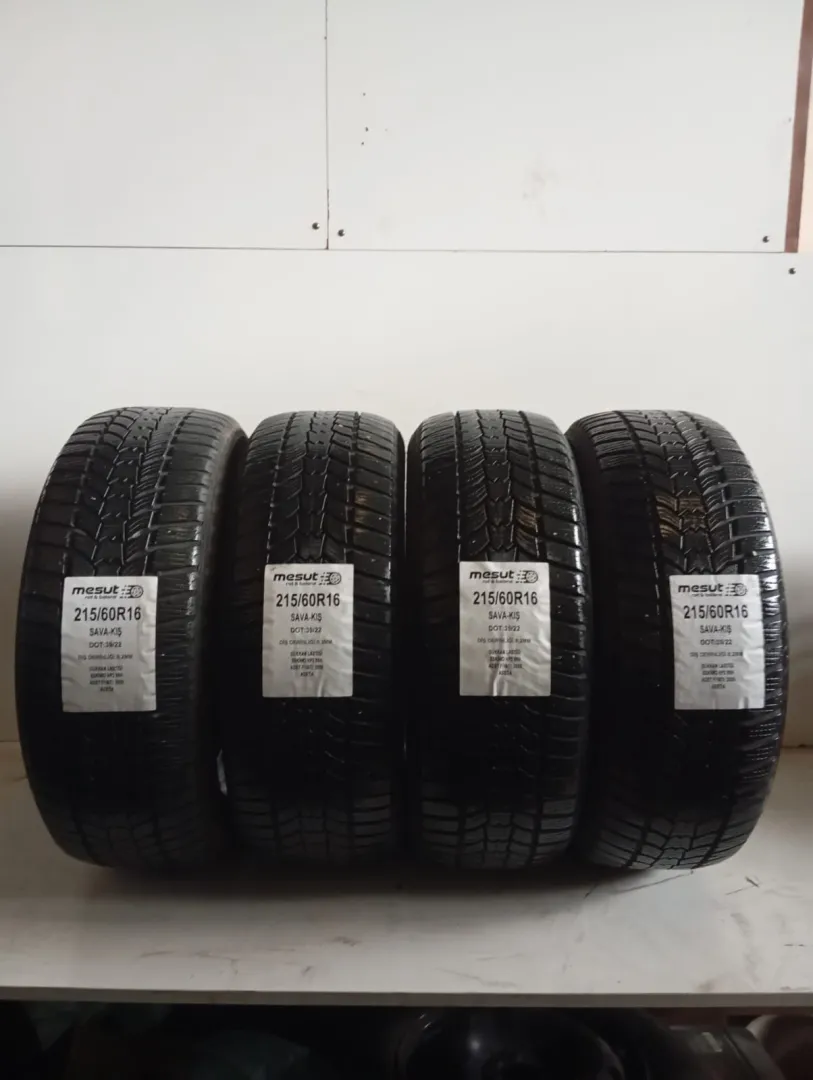 215/60R16  SAVA ESKİMO HP2 99H ÇIKMA LASTİK