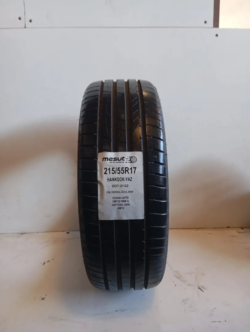 215/50R17  HANKOOK VENTUS PRİME IV ÇIKMA YAZ LASTİĞİ