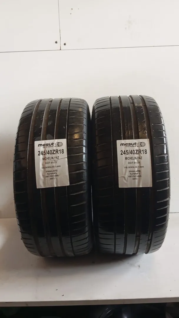 245/40ZR18  MİCHRLİN PİLOT SPORT 4 ÇIKMA YAZ LASTİĞİ