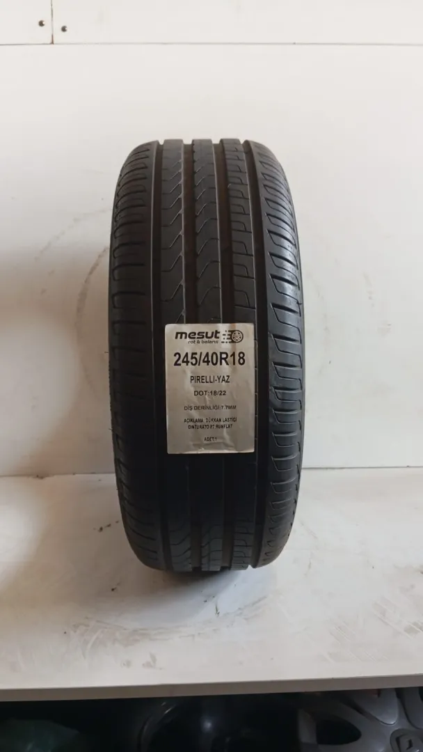 245/40R18 PİRELLİ CİNTURATO P7 RFT ÇIKMA YAZ LASTİĞİ