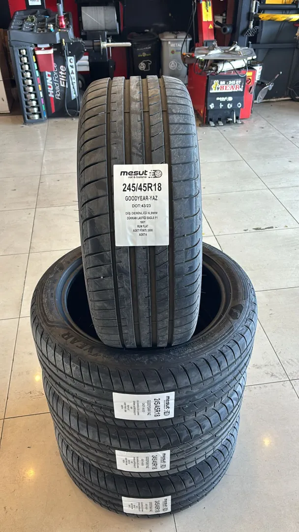 245/45/18 100Y Goodyear Eagle f1 Run flat ÇIKMA YAZ LASTİĞİ