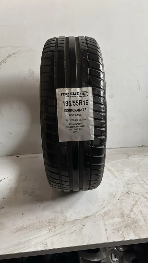195/55R16 KORMORON RAOD PERFORMANCE 87H ÇIKMA YAZLIK LASTİK