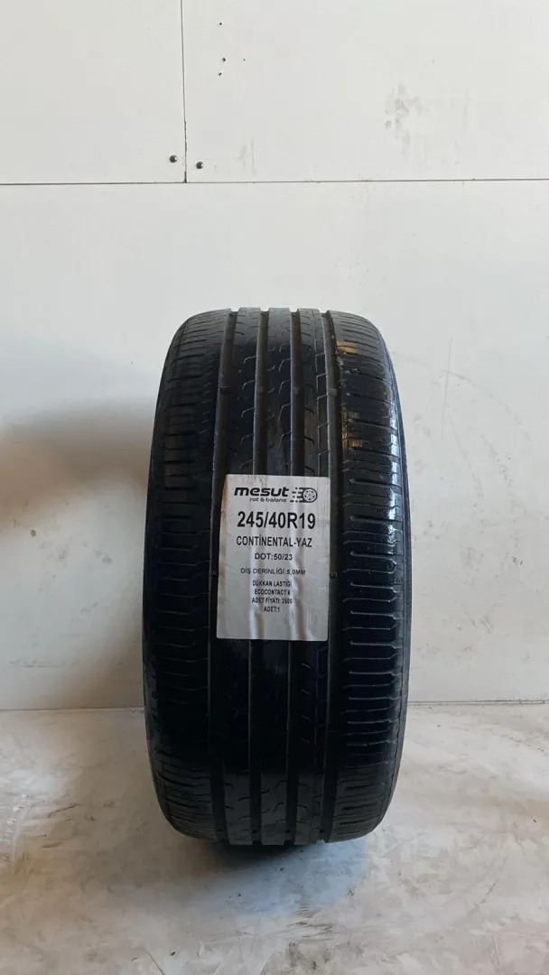245/40R19 CONTİNENTAL ECOCONTACT6 ÇIKMA YAZ LASTİĞİ