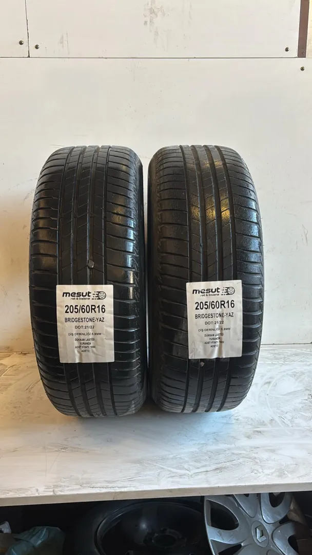 205/60R16  BRİDGESTONE TURANZA ÇIKMA YAZ LASTİĞİ