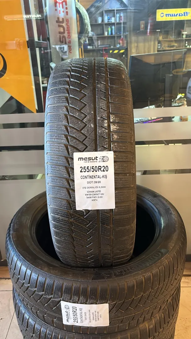 255/50R20  CONTİNENTAL WİNTER CONTACT 109 V ÇIKMA KIŞ LASTİĞİ
