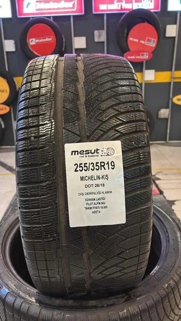 255/35R19 MİCHELİN PİLOT ALPİN 96 V ÇIKMA KIŞ LASTİĞİ
