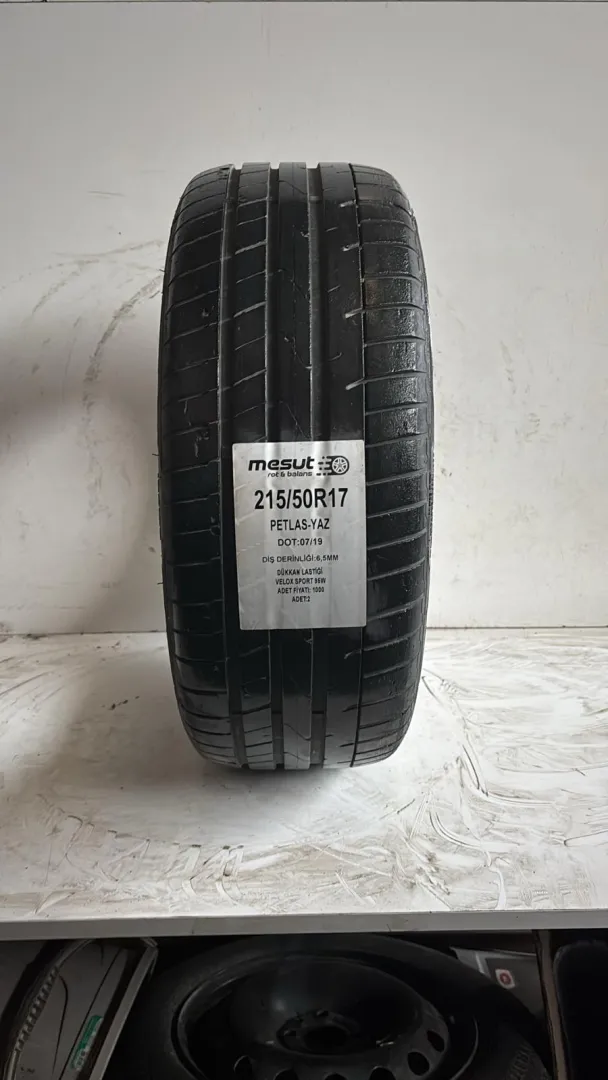215/50R17 PETLAS VELOXSPORT 95W ÇIKMA YAZ LASTİĞİ