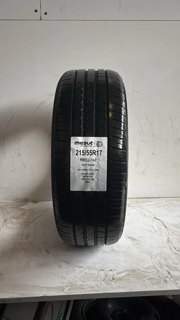 215/55R17 PİRELLİ CİNTURATO P7 ÇIKMA YAZ LASTİĞİ