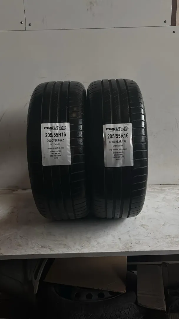 205/55R16  GOODYEAR EFFİCENT GRİP 91V ÇIKMA YAZ LASTİĞİ