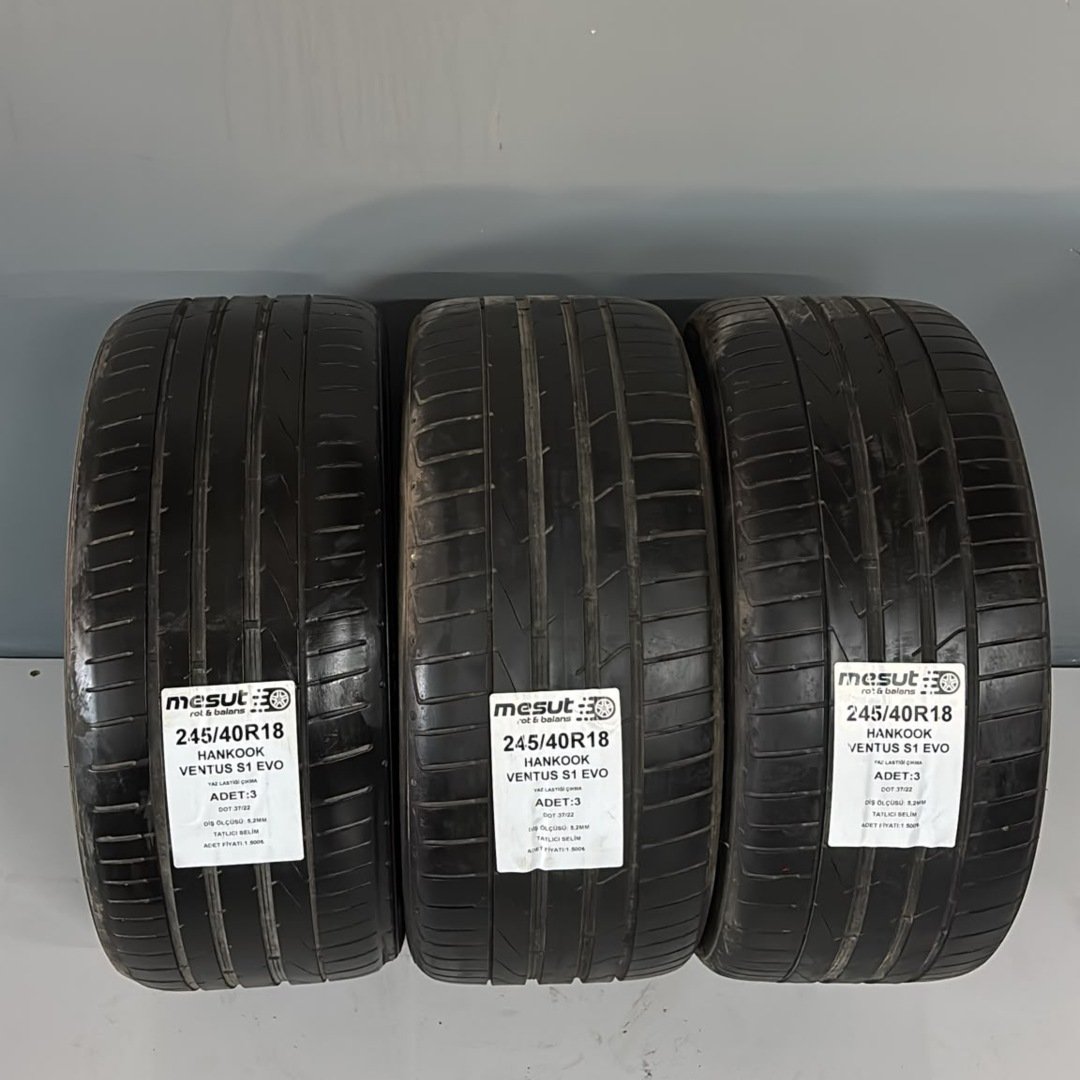 245/40R18 HANKOOK VENTUS S1EVO3 ÇIKMA YAZ LASTİĞİ — görsel 3