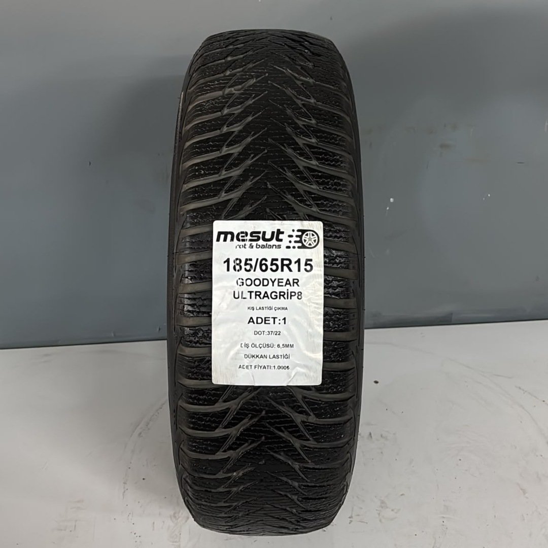 185/65R15 GOODYEAR ULTRAGRİP 8 ÇIKMA KIŞ LASTİĞİ — görsel 3