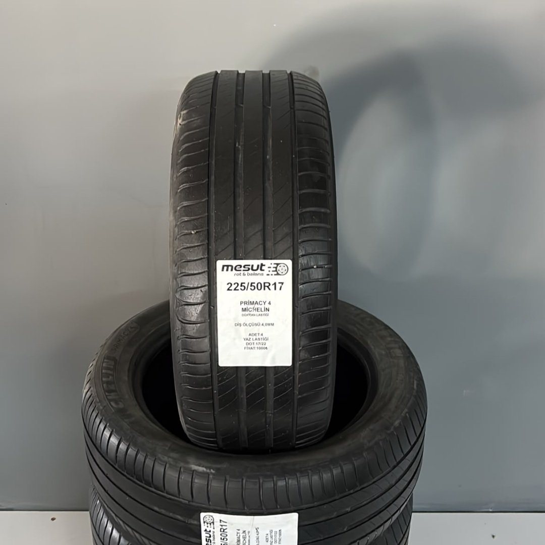 225/50R17 MİCHELİN PRİMACY 4 ÇIKMA YAZ LASTİĞİ