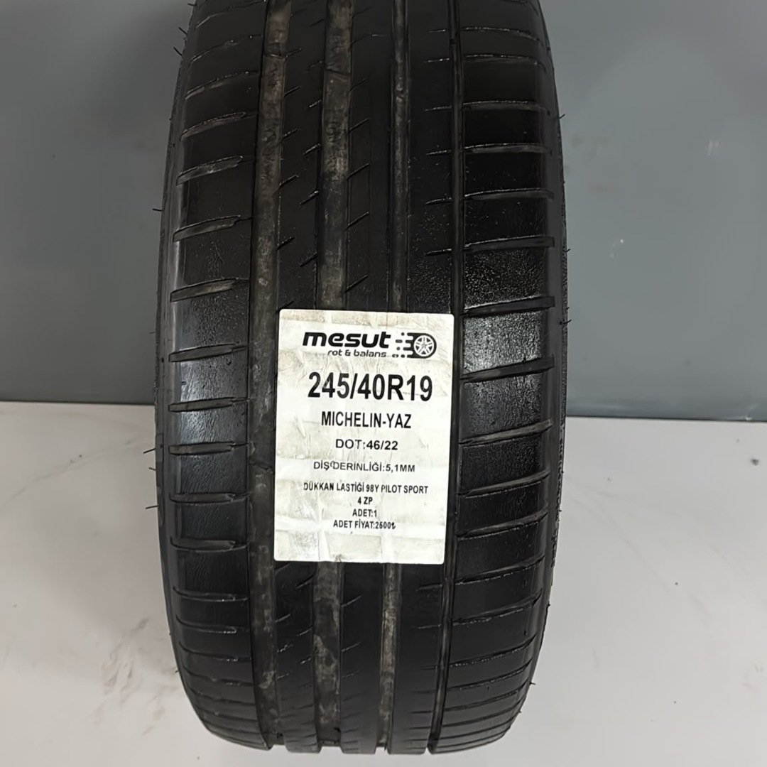 245/40R19 MİCHELİN PİLOT SPORT 4 ZP ÇIKMA YA LASTİĞİ — görsel 3