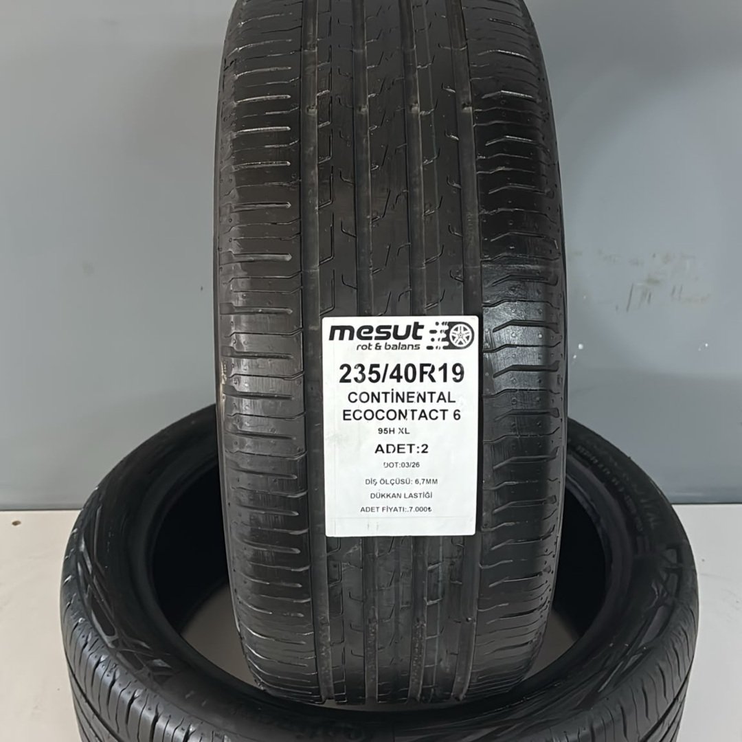 235/40R19	CONTİNENTAL ECOCONTACT 6 ÇIKMA YAZ LASTİĞİ — görsel 2