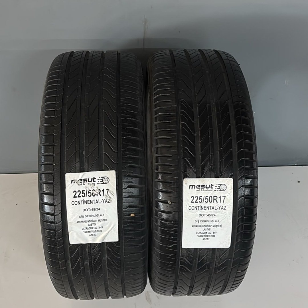 225/50R17	CONTİNENTAL ULTRACONTACT ÇIKMA YAZ LASTİĞİ — görsel 3