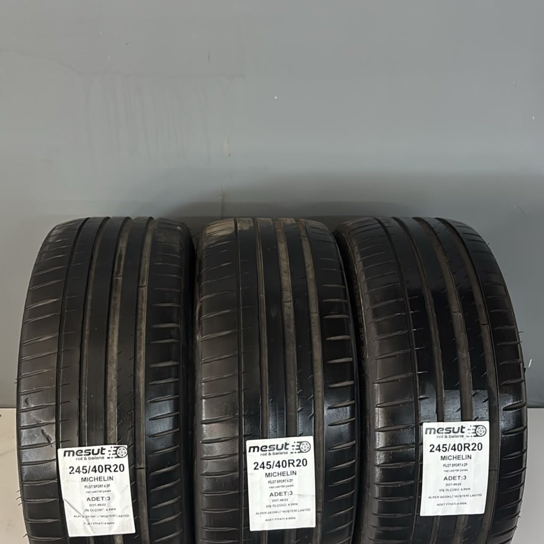 245/40R20 MICHELİN PİLOT SPORT 4 ZP ÇIKMA YAZ LASTİĞİ — görsel 3