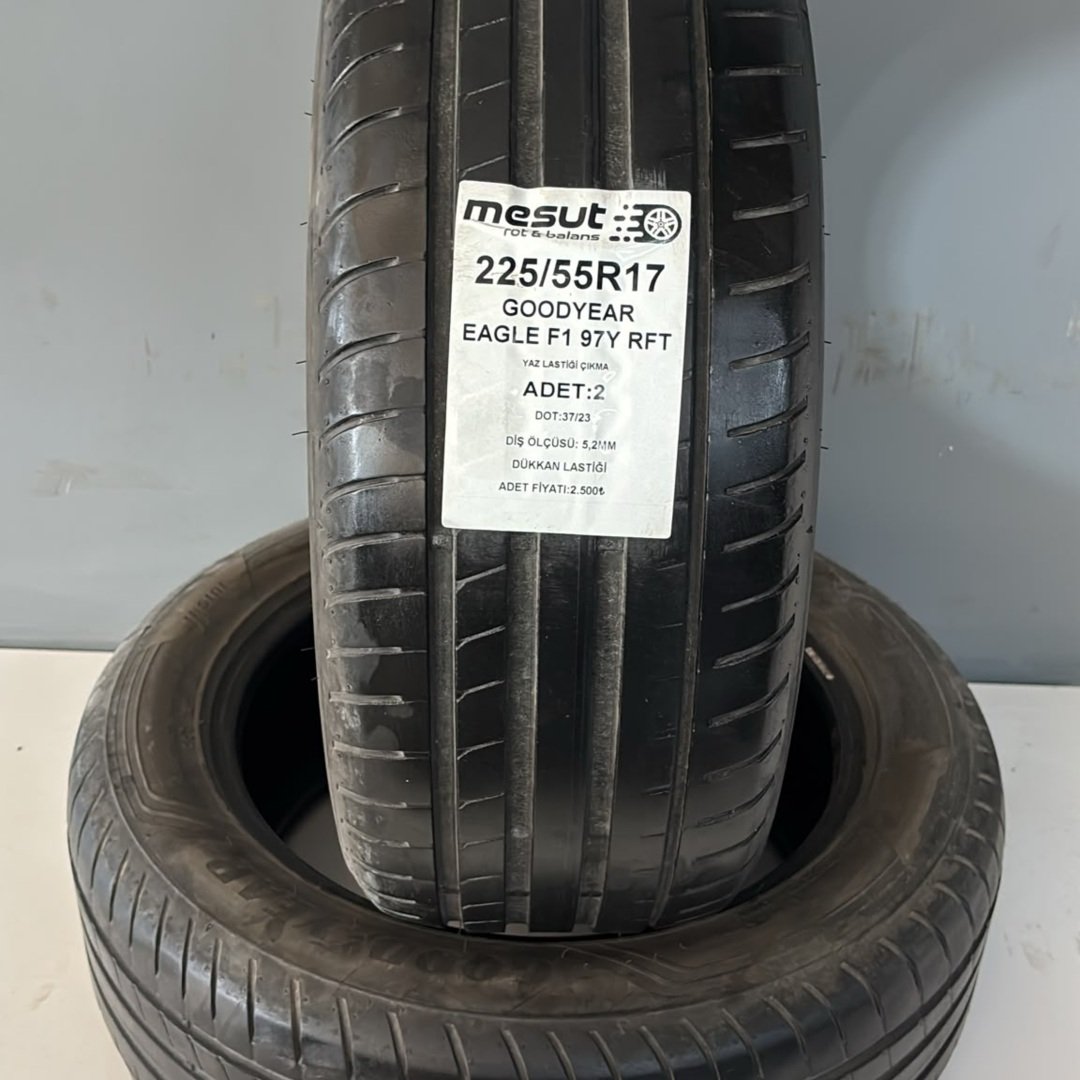 225/55R17 GOODYEAR EAGLE F1 RFT ÇIKMA YAZ LASTİĞİ