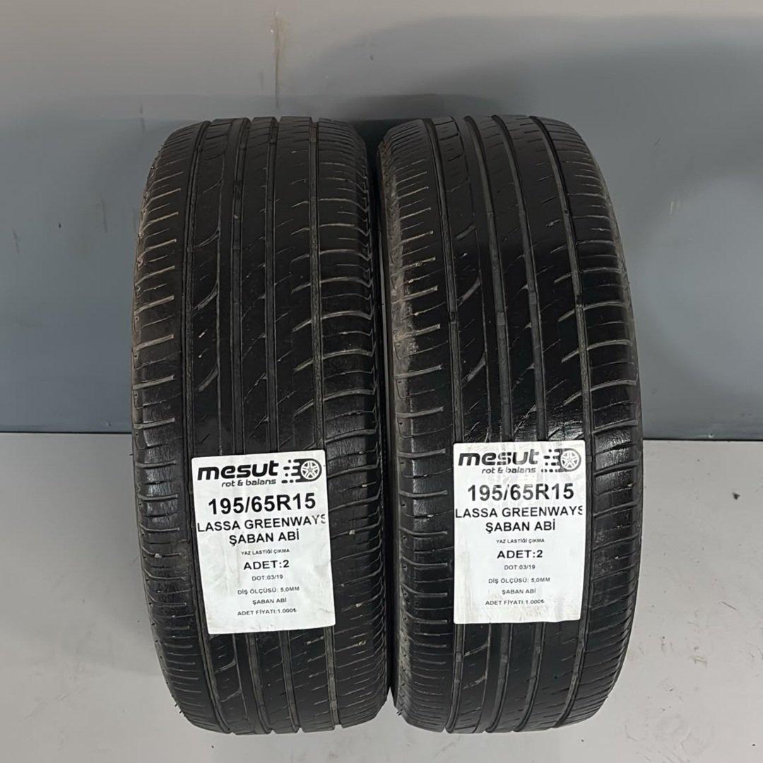 195/65R15 LASSA GREENWAYS ÇIKMA YAZ LASTİĞİ — görsel 3