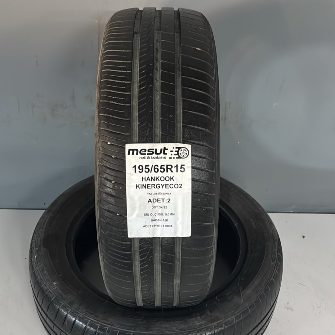 195/65R15 HANKOOK KİNERGYECO2 ÇIKMA YAZ LASTİĞİ