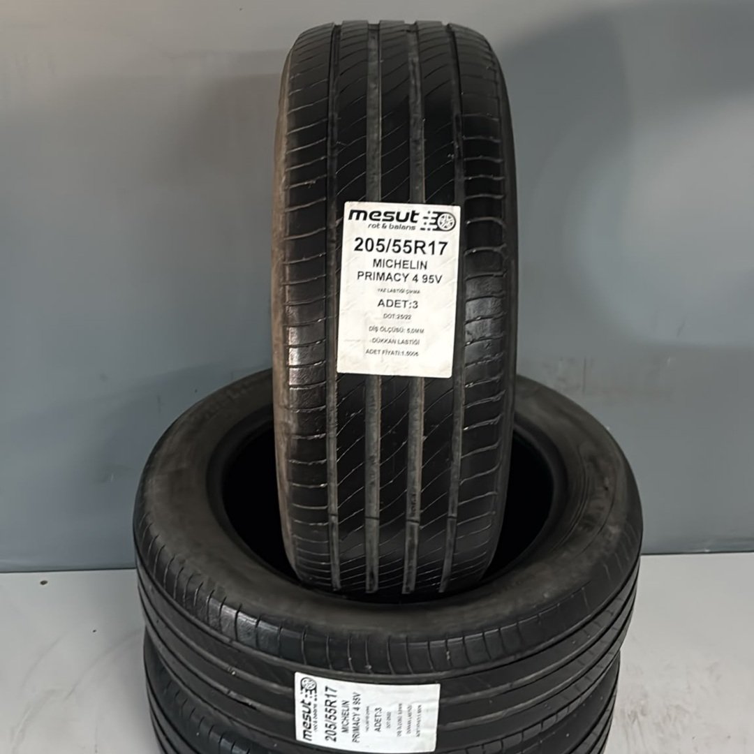 205/55R17 MICHELİN PRİMACY 4 ÇIKMA YAZ LASTİĞİ