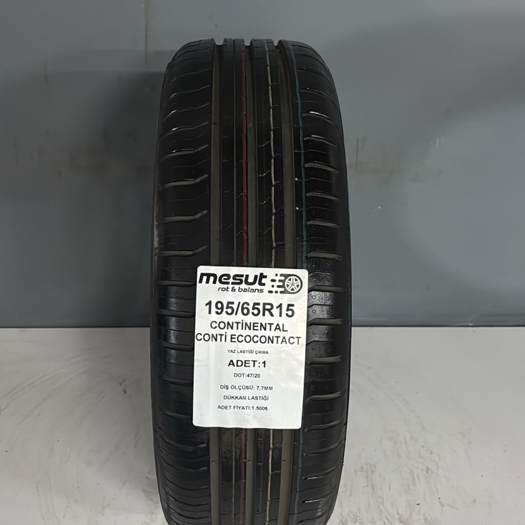 195/65R15 CONTİNENTAL ECOCONTACT ÇIKMA YAZ LASTİĞİ — görsel 2