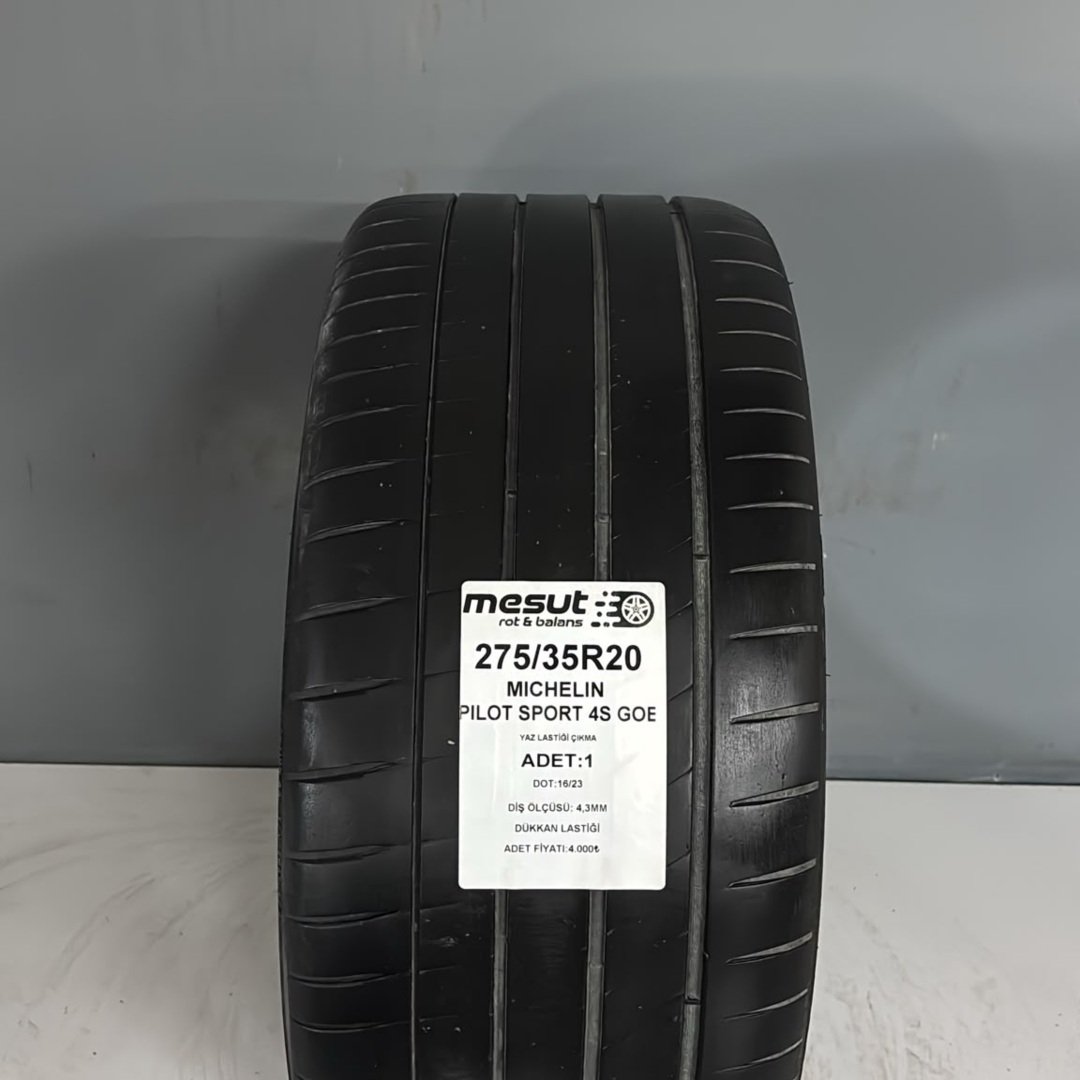 275/35R20 MİCHELİN PİLOT SPORT 4S ÇIKMA YAZ LASTİĞİ — görsel 2