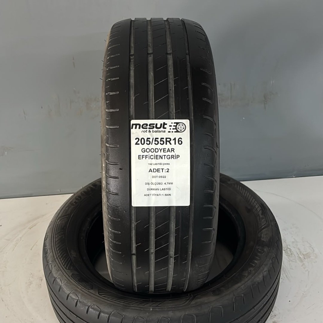 205/55R16 GOODYEAR EFFİCENT GRİP ÇIKMA YAZ LASTİĞİ
