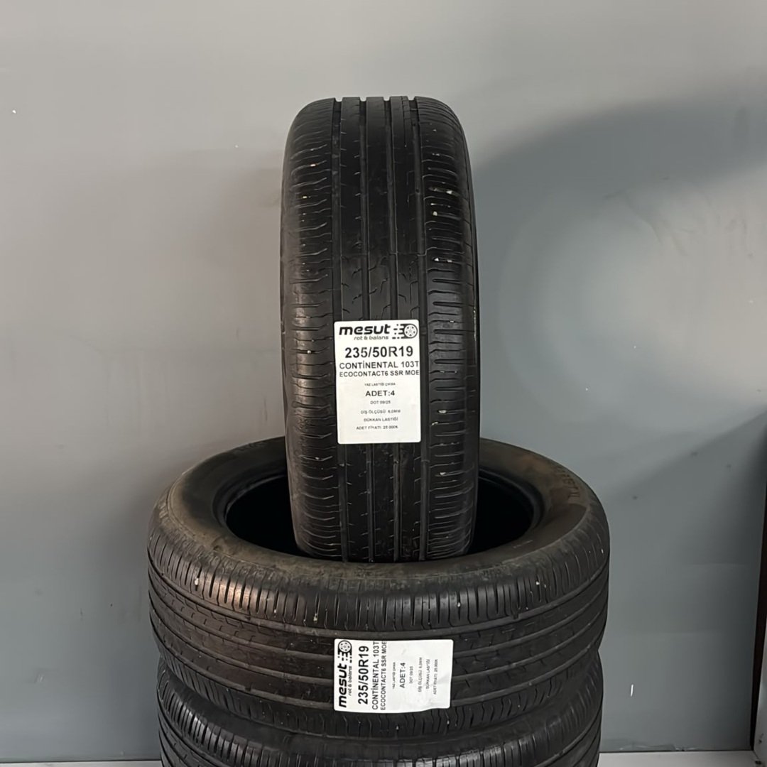 235/50R19 CONTİNENTAL ECOCONTACT 6 SSR MOE ÇIKMA YAZ LASTİĞİ