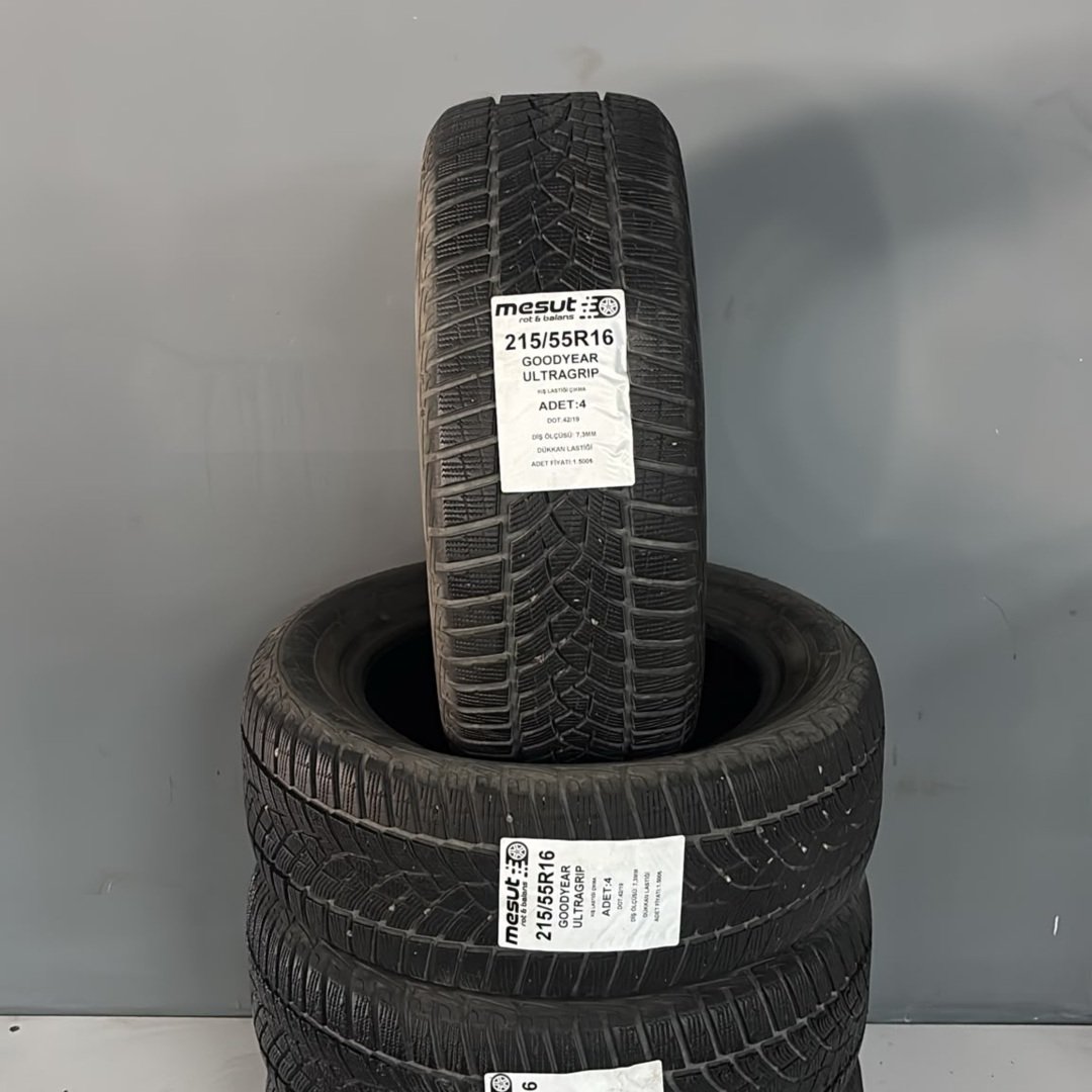 215/55R16 GOODYEAR ULTRAGRİP ÇIKMA KIŞ LASTİĞİ