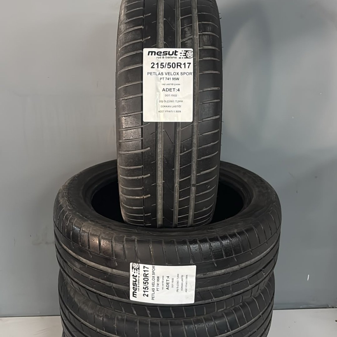 215/50R17 PETLAS VELOX SPORT ÇIKMA YAZ LASTİĞİ