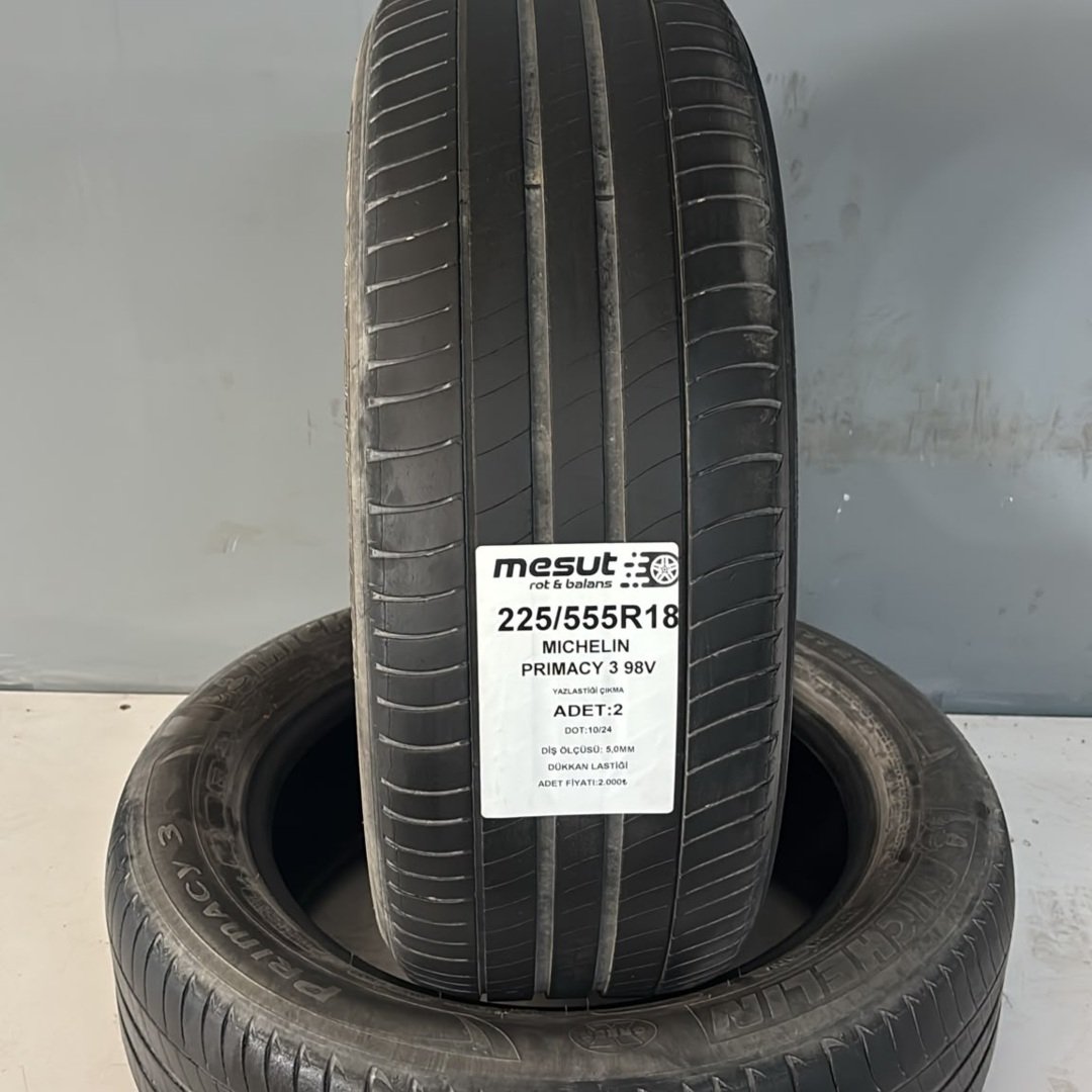 225/55R18 MİCHELİN PRIMACY 3 ÇIKMA YAZ LASTİĞİ