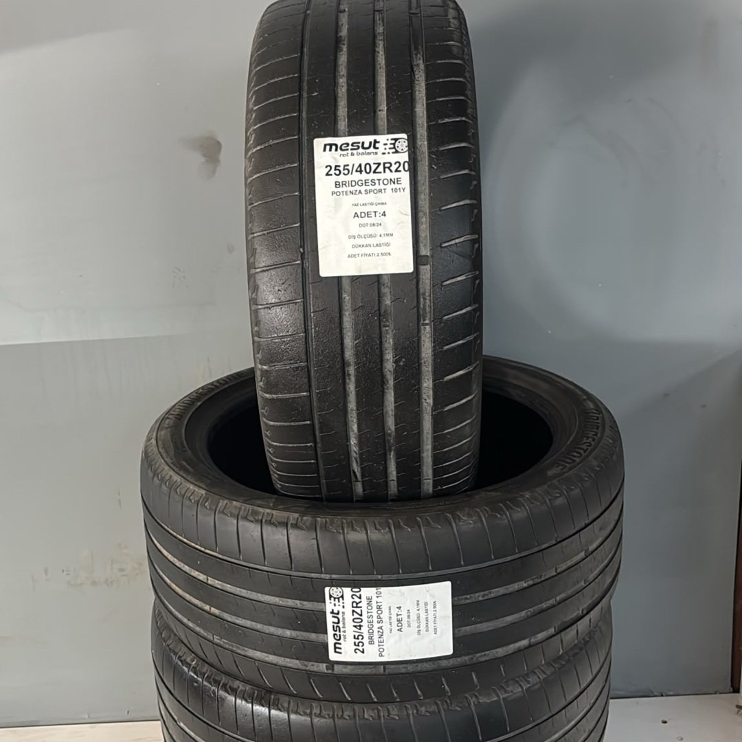 255/40R20 BRİDGESTONE POTENZA SPORT ÇIKMA YAZ LASTİĞİ
