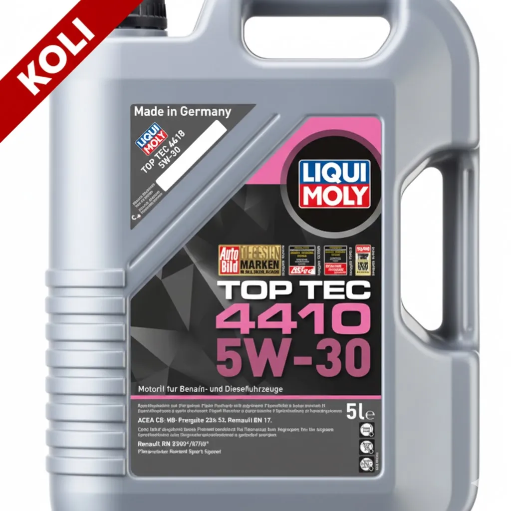 LIQUI MOLY 5W30 Motor Yağı Top Tec 4410 5 Litre (4'lü) 21404