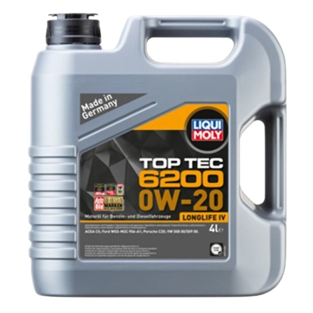 LIQUI MOLY 0W20 Motor Yağı Top Tec 6200 4 Litre (20788)