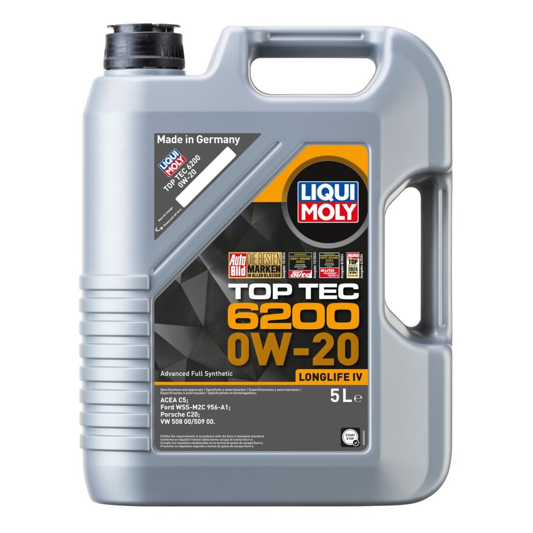 LIQUI MOLY 0W20 Motor Yağı Top Tec 6200 5 Litre (20789)