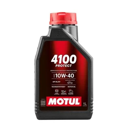 MOTUL 4100 PROTECT 10W-40 4L - Yüksek Performanslı Sentetik Motor Yağı (113000)