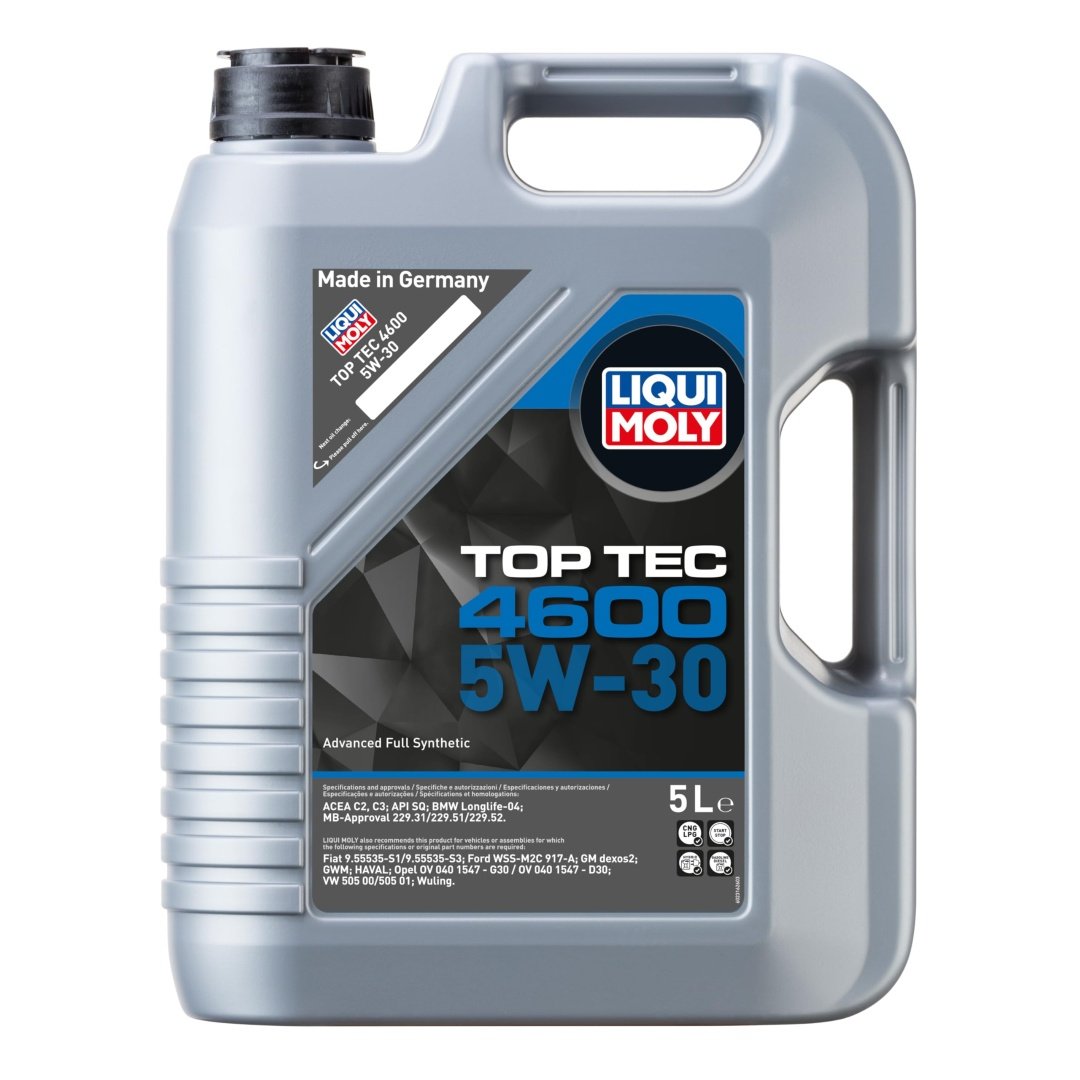 LIQUI MOLY 5W30 Motor Yağı Tam Sentetik TOP TEC 4600 5 Litre (2316)