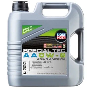 LIQUI MOLY 0W8 Motor Yağı Special Tec AA 4 Litre (21768)