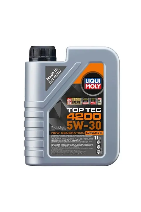 LIQUI MOLY 5W30 Motor Yağı Tam Sentetik TOP TEC 4200 1 Litre (8972)