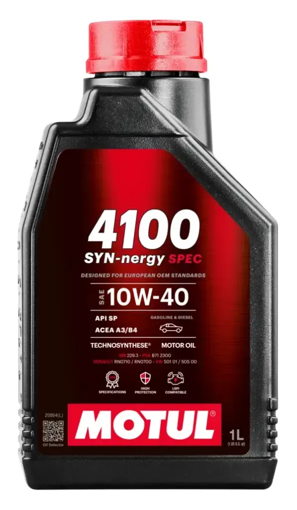 MOTUL 4100 SYN-NERGY SPEC 10W-40_1L 112890