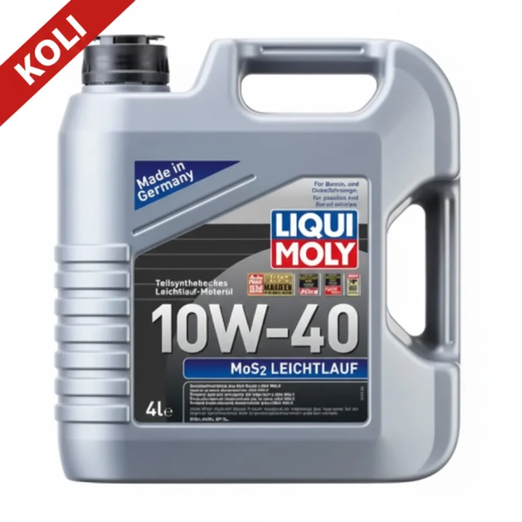 LIQUI MOLY 10W40 Motor Yağı Kısmi Sentetik MoS2'li LEICHTLAUF 4 Litre (4'lü) 6948