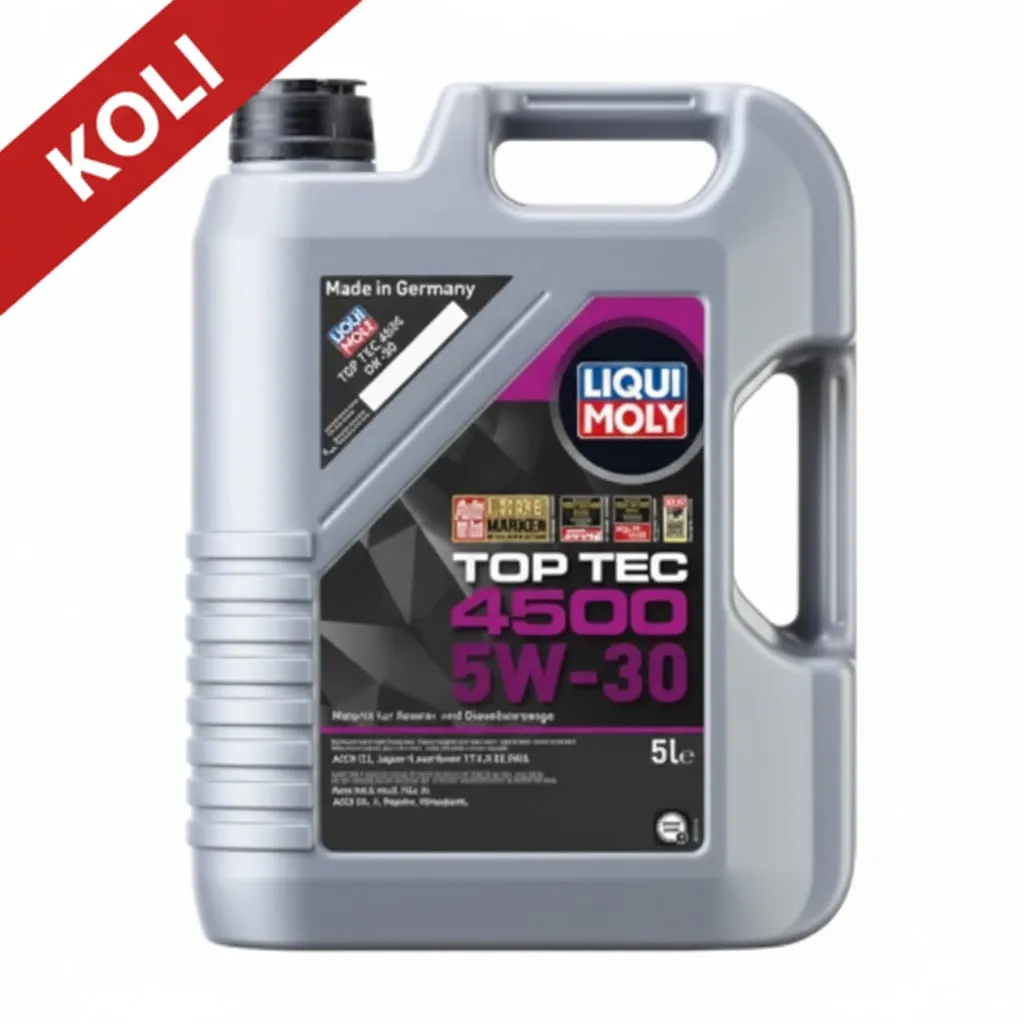 LIQUI MOLY 5W30 Motor Yağı Tam Sentetik TOP TEC 4500 5 Litre (4'lü) 2318